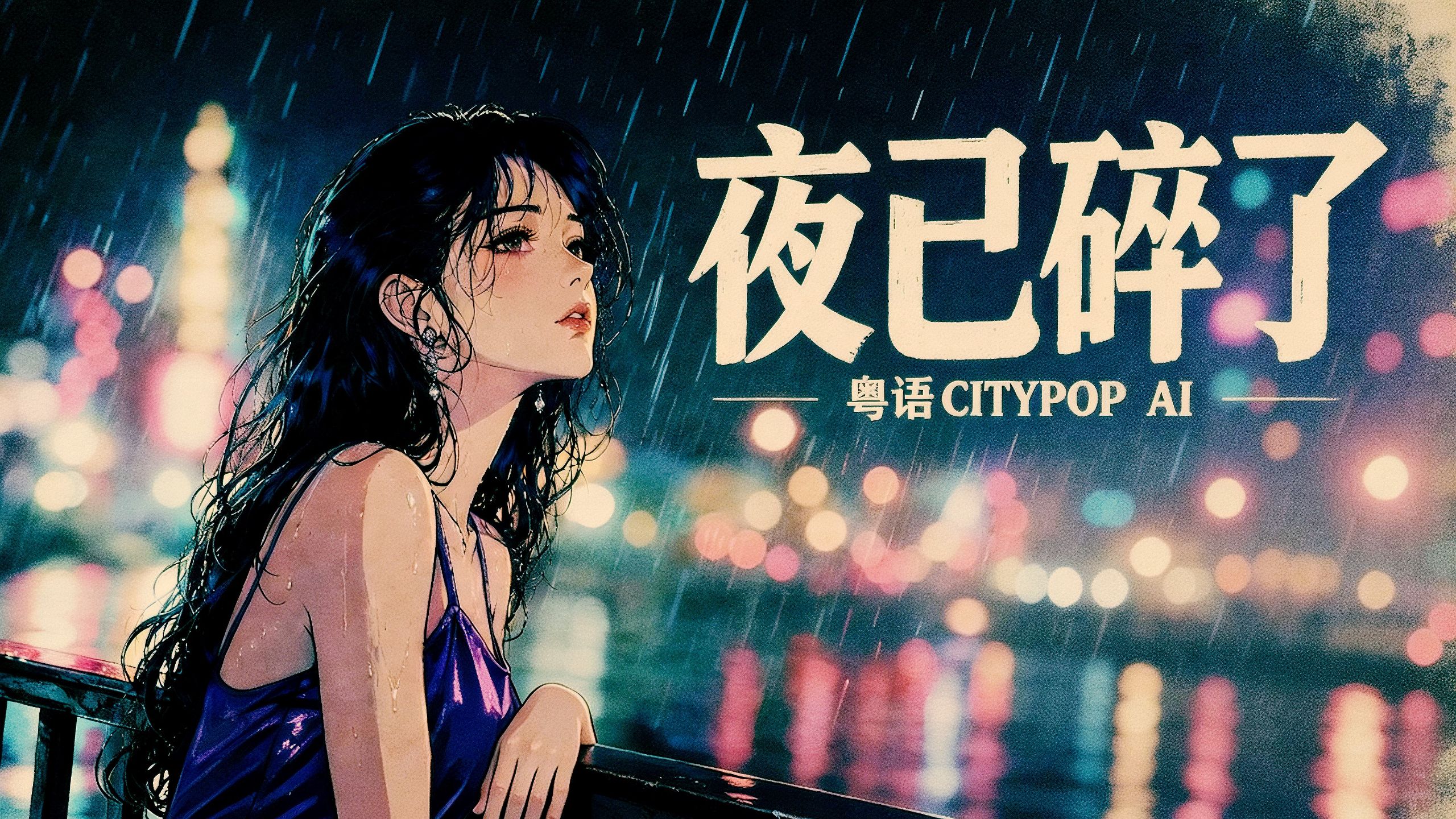 经典作品重制《夜已碎了》粤语版【AI中文原创流行21】