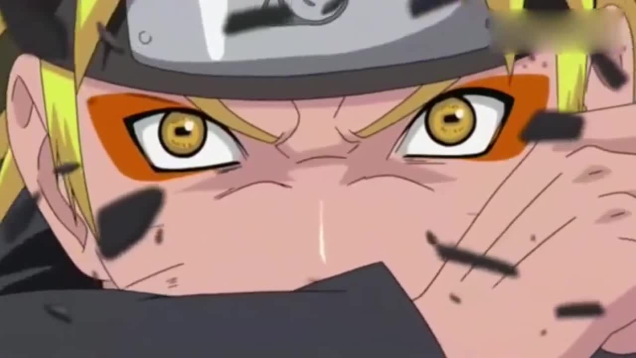 火影忍者:鸣人跟天道佩恩战斗中恢复仙人模式,下一脚把佩恩踢飞