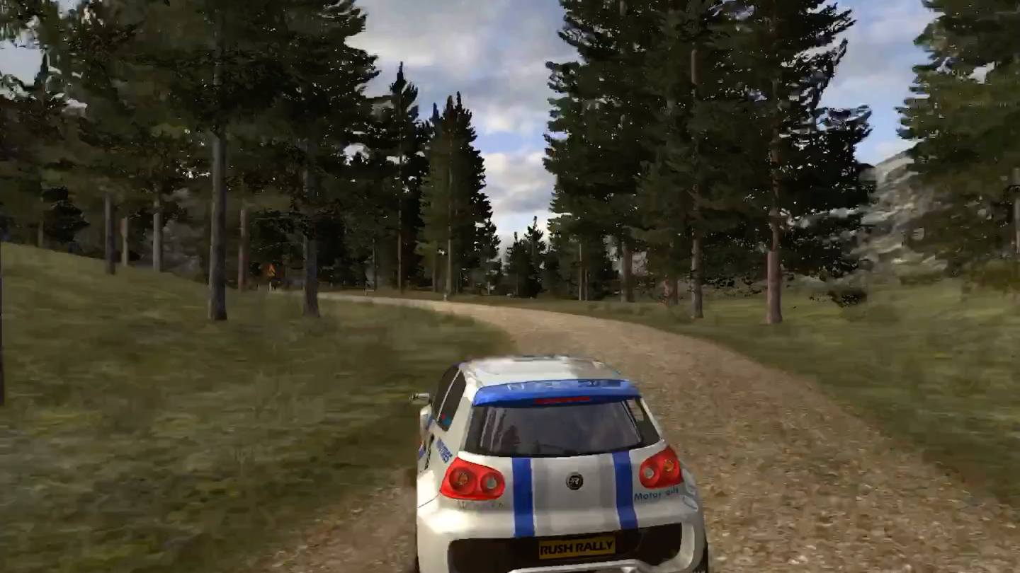 《rally rush 3》芬兰赛段 1分28秒