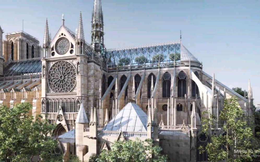比利时miysis - 巴黎圣母院重建概念方案之一notre dame de paris