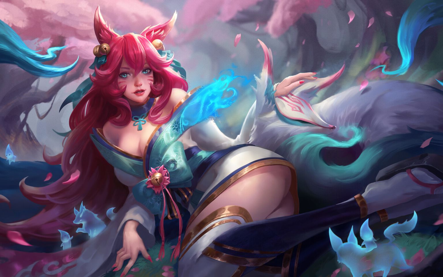 来阿狸的怀抱吧!想不到阿狸衣服下的身材这么好