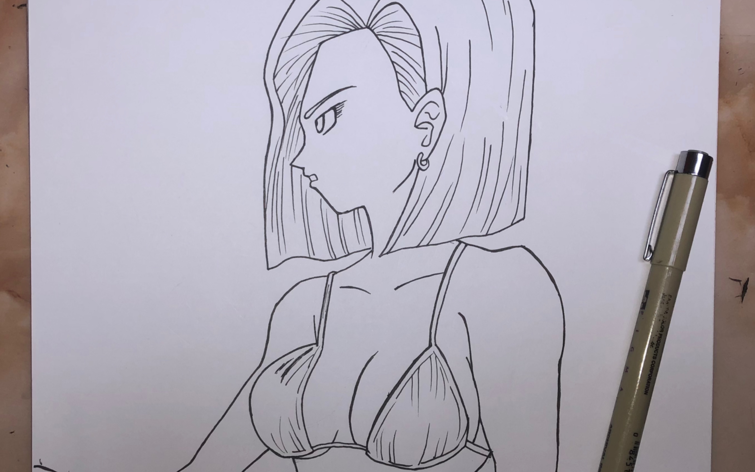 简单画一个18号,这么美谁不爱?