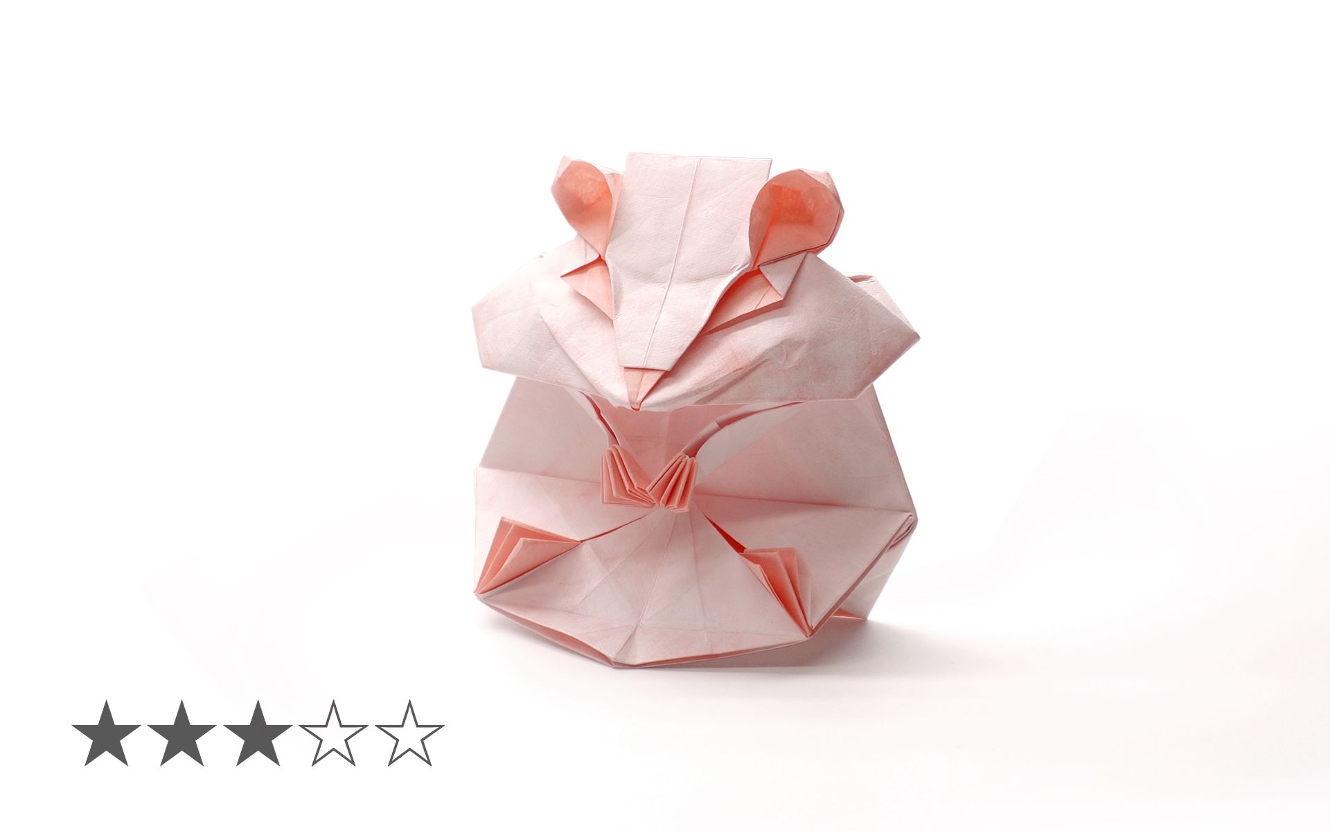 【折纸】仓鼠 Origami Hamster(Katsuta Kyohei)哔哩哔哩bilibili