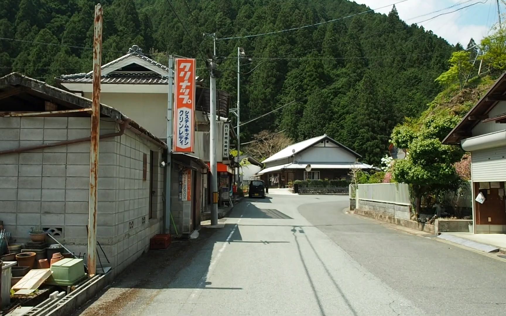 日本乡村 - 旧西吉野村的西日里,奈良县道49号③【骑摩托车周游村落】