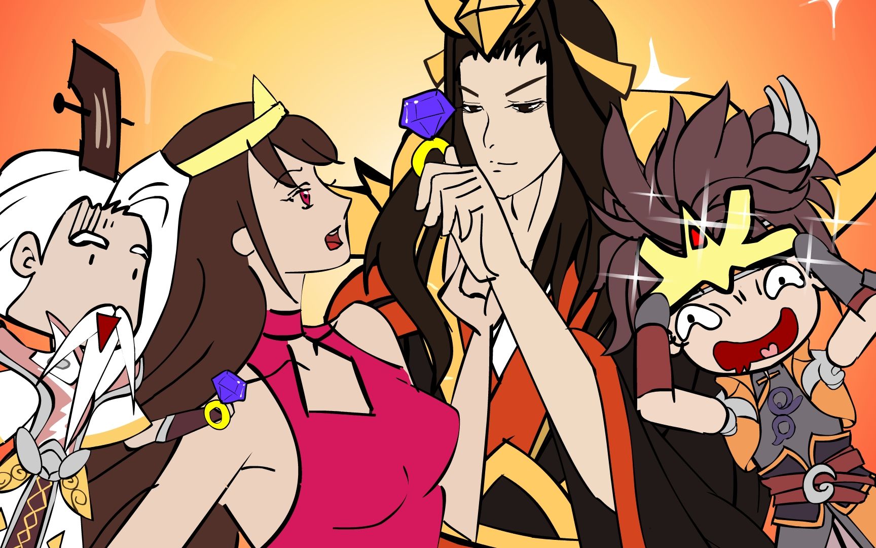 两男子钓鱼攀比,老龙王躺枪却不敢吭声_哔哩哔哩 (゜-゜)つロ 干杯