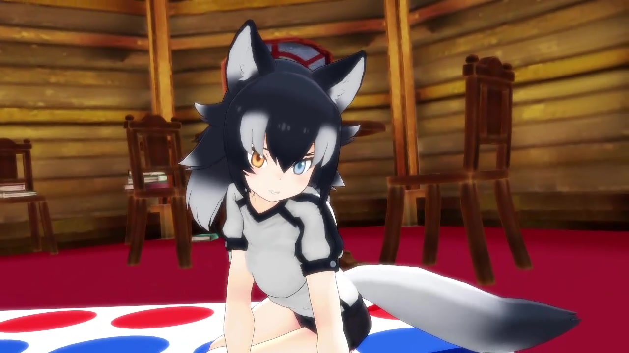 【兽娘动物园mmd】灰狼 - marine bloomin_哔哩哔哩 (゜-゜)つロ