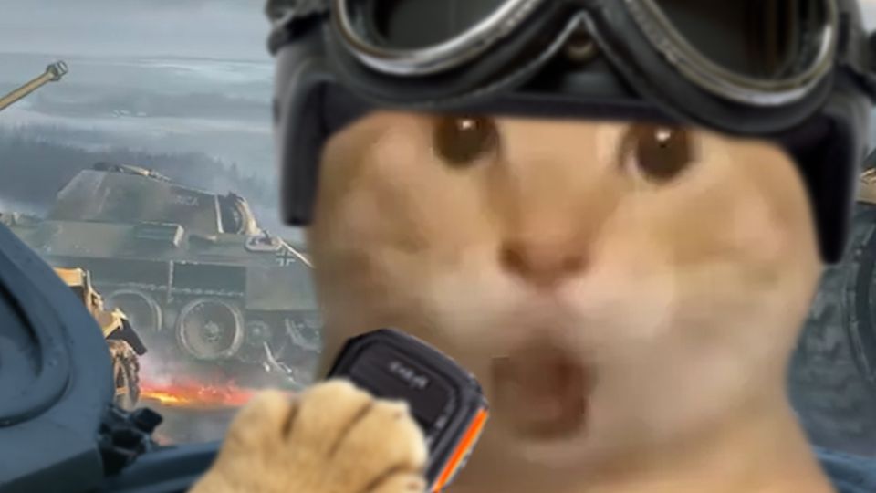 咪的！是辆哈式坦克！