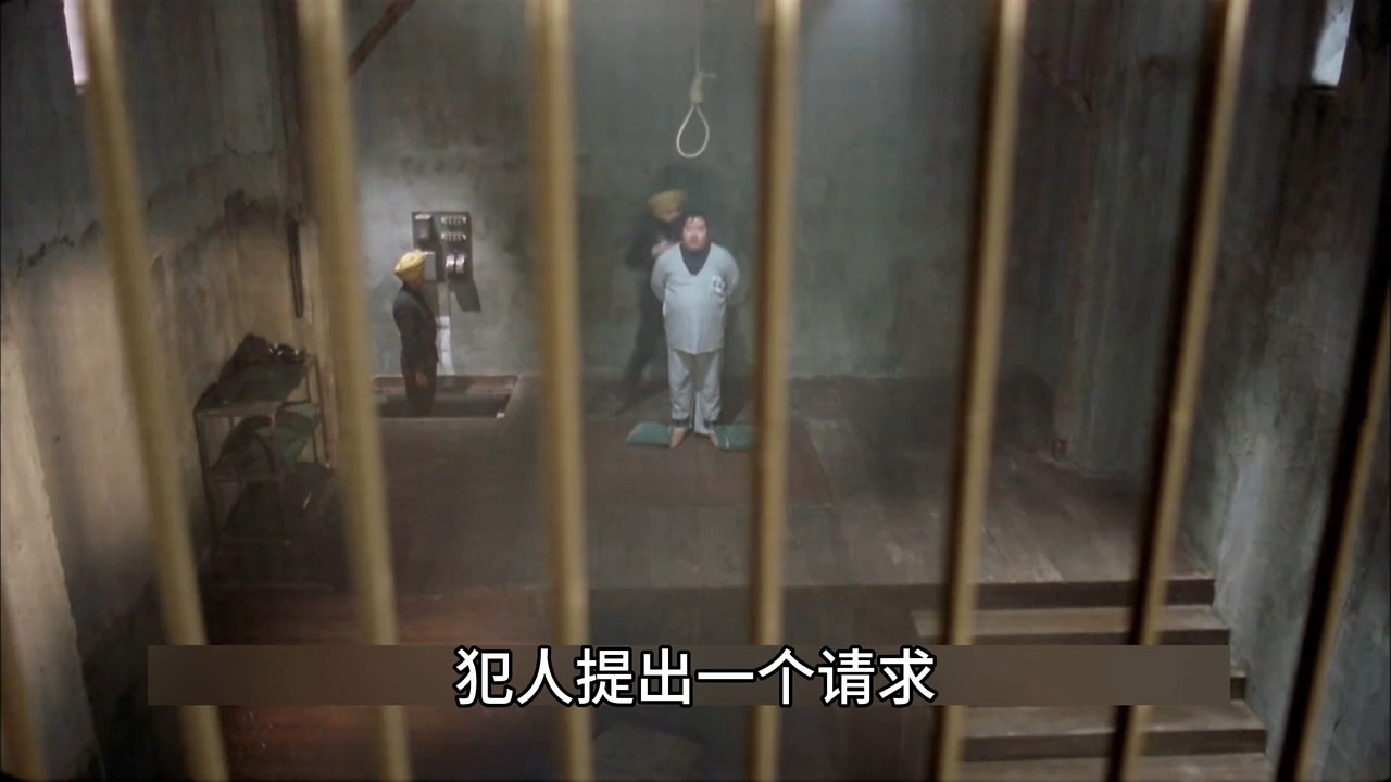 这是犯人绞刑时的整个过程