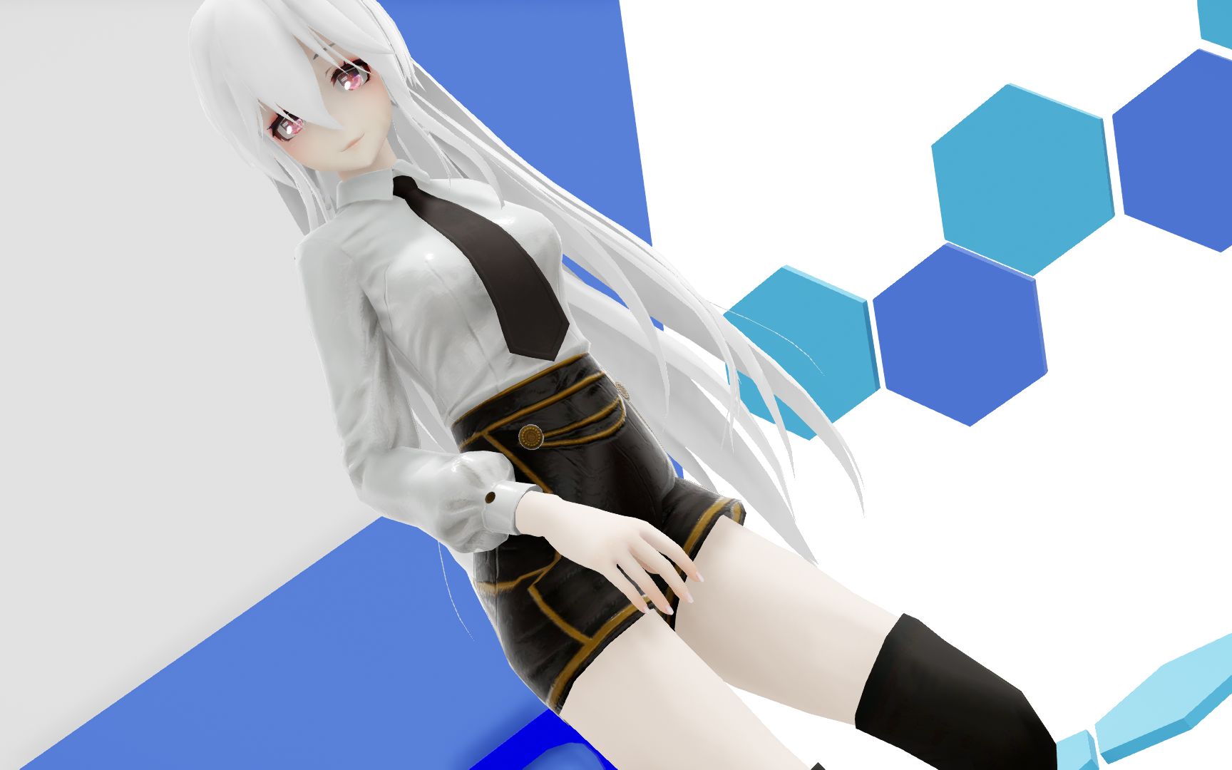 [图]【MMD】你看看，这表情还真是。。。。。。，高腰裤弱音的Action