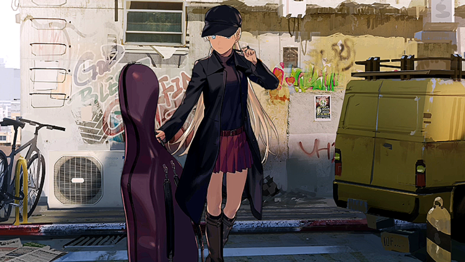 【少女前线】x【神枪少女】崔耶拉—暗影行动 特典人形 皮肤 q版人物