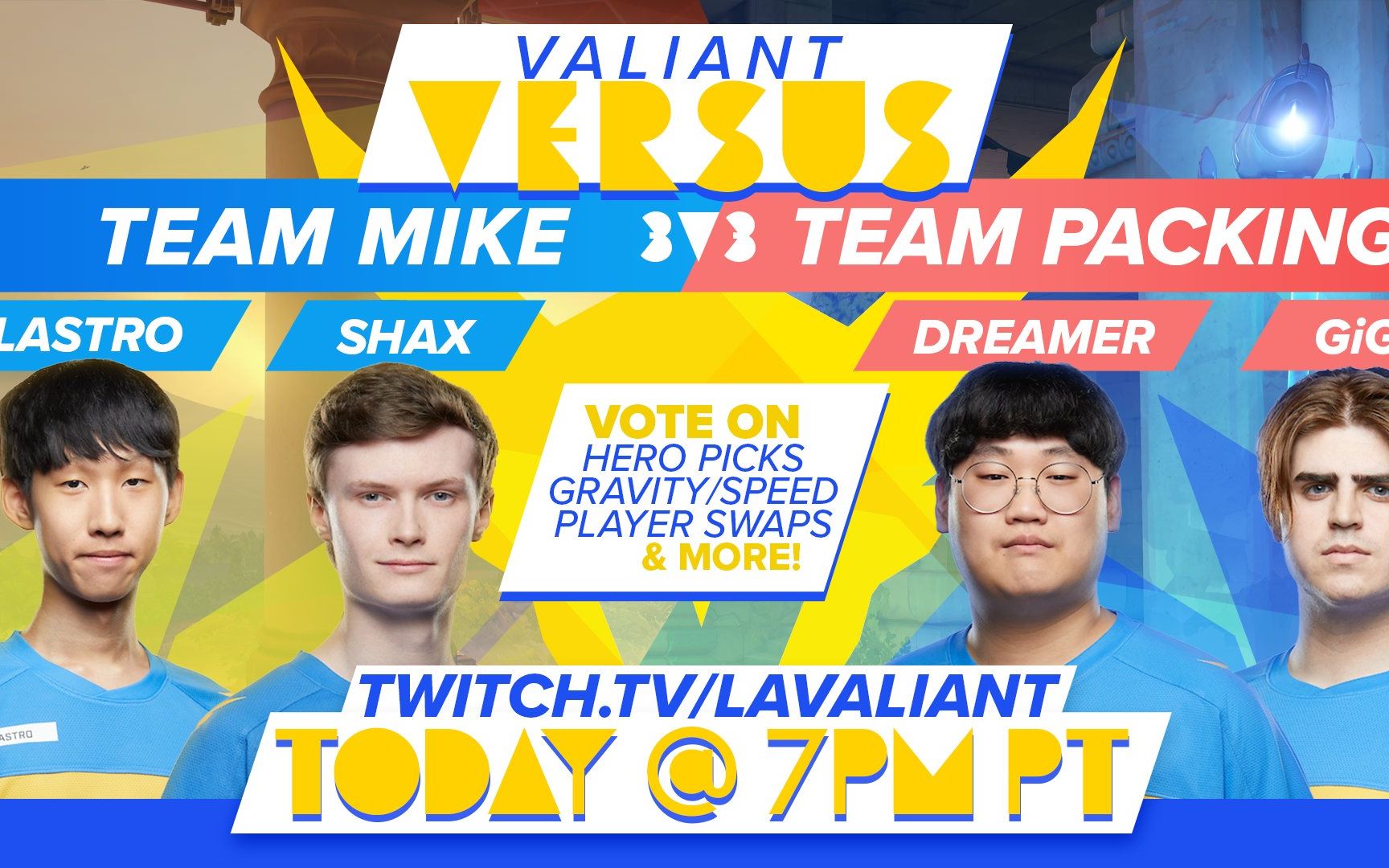 洛杉矶英勇队 3v3 黑百合 high speed la valiant 3v3_哔哩哔哩_bili