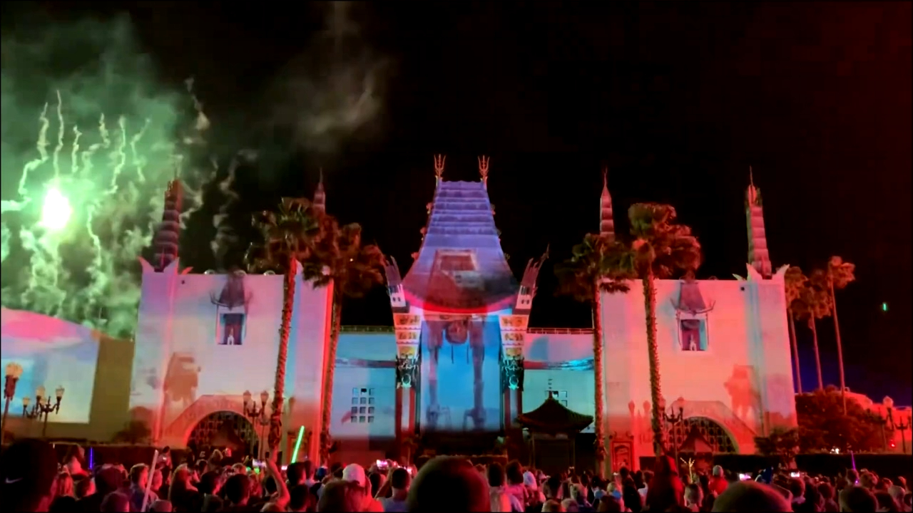 奥兰多迪士尼丨星球大战主题 银河奇观 灯光特效烟花秀