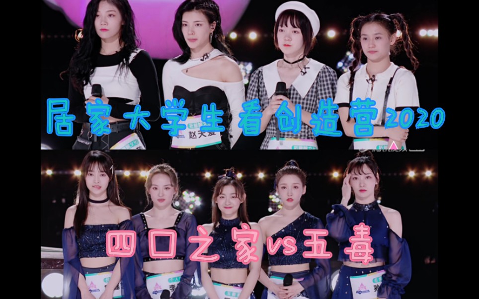 居家大学生看创造营2020reaction四口之家vs五毒