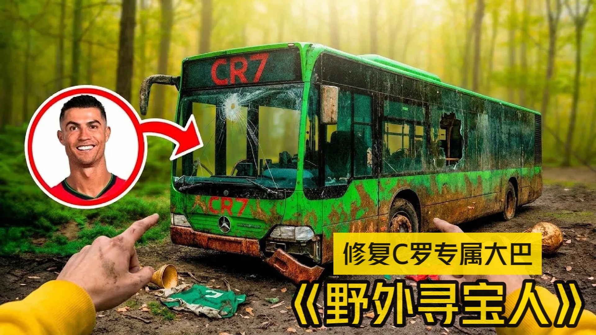 寻宝人修复C罗专属大巴车！