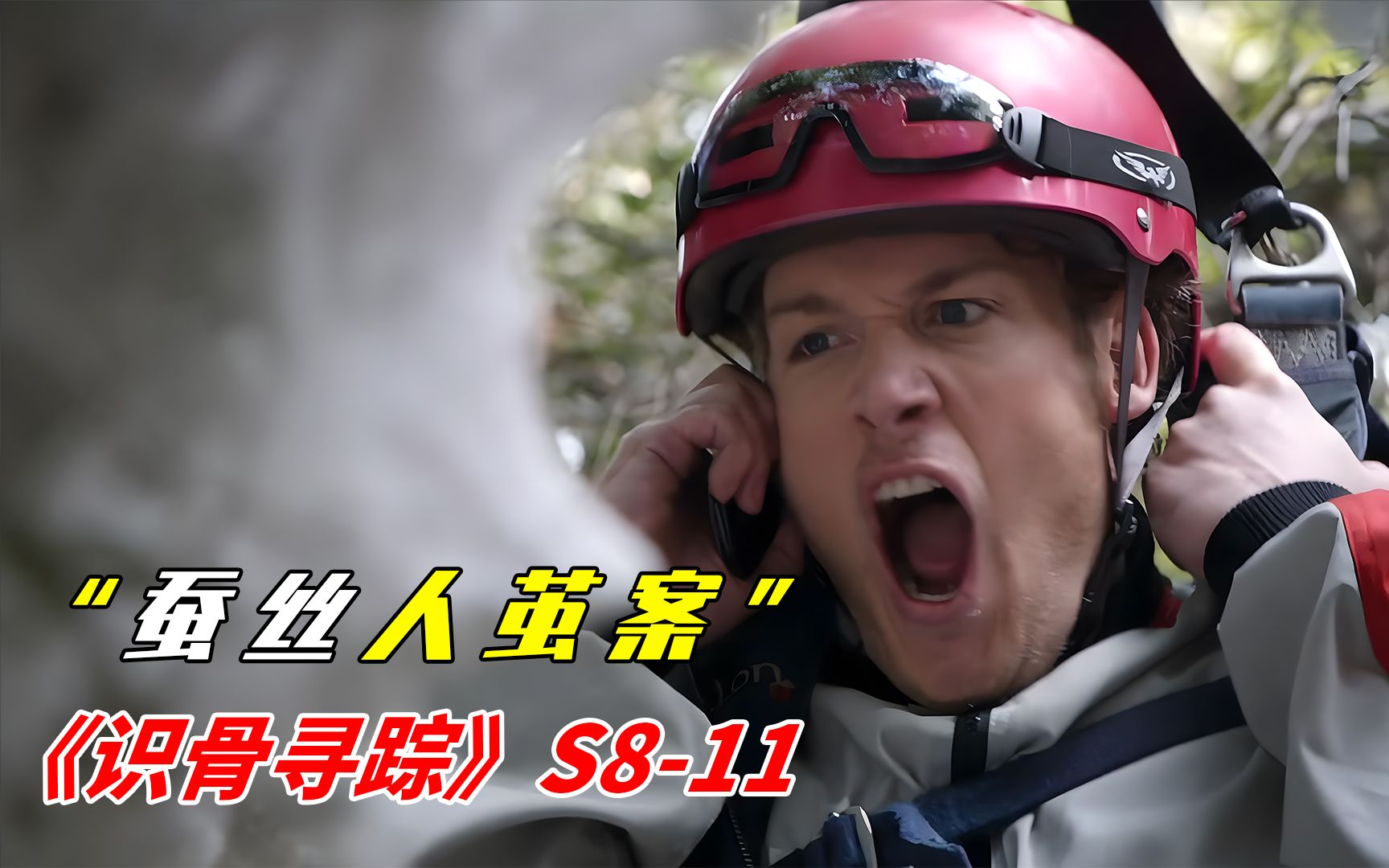小伙跳伞被挂在树上,回头却看到一个"人茧"!《识骨寻踪》s8-11