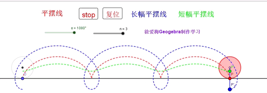 摆线分类模拟动画哔哩哔哩bilibili