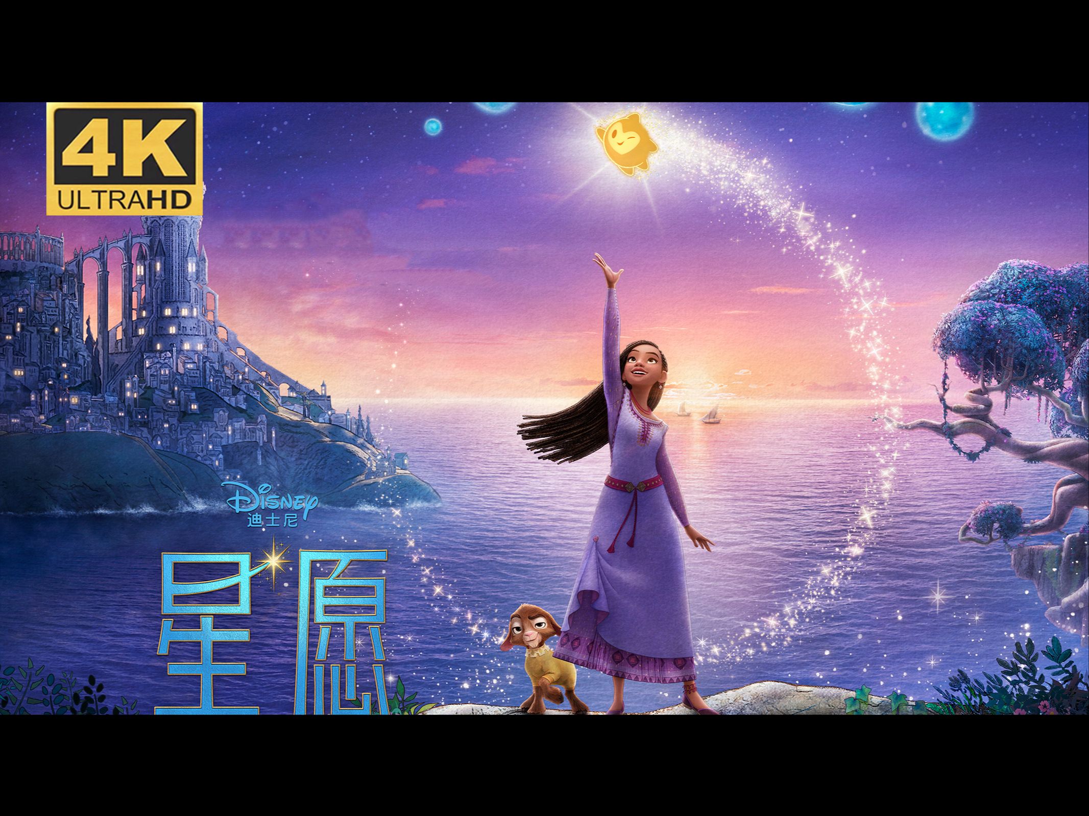 4k《星愿》(2023)简中字幕 迪士尼100周年动画电影