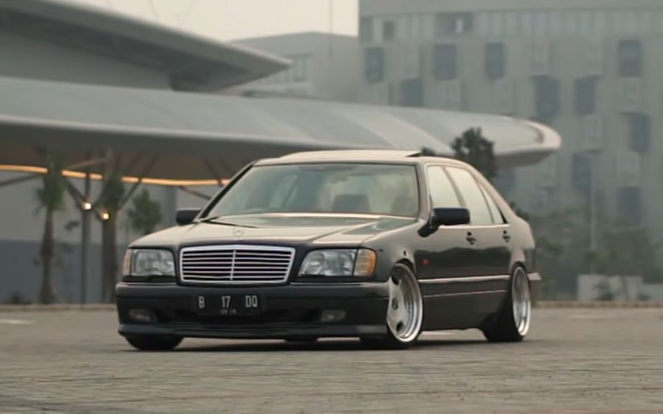 奔驰 w140 s级 虎头奔改vip风