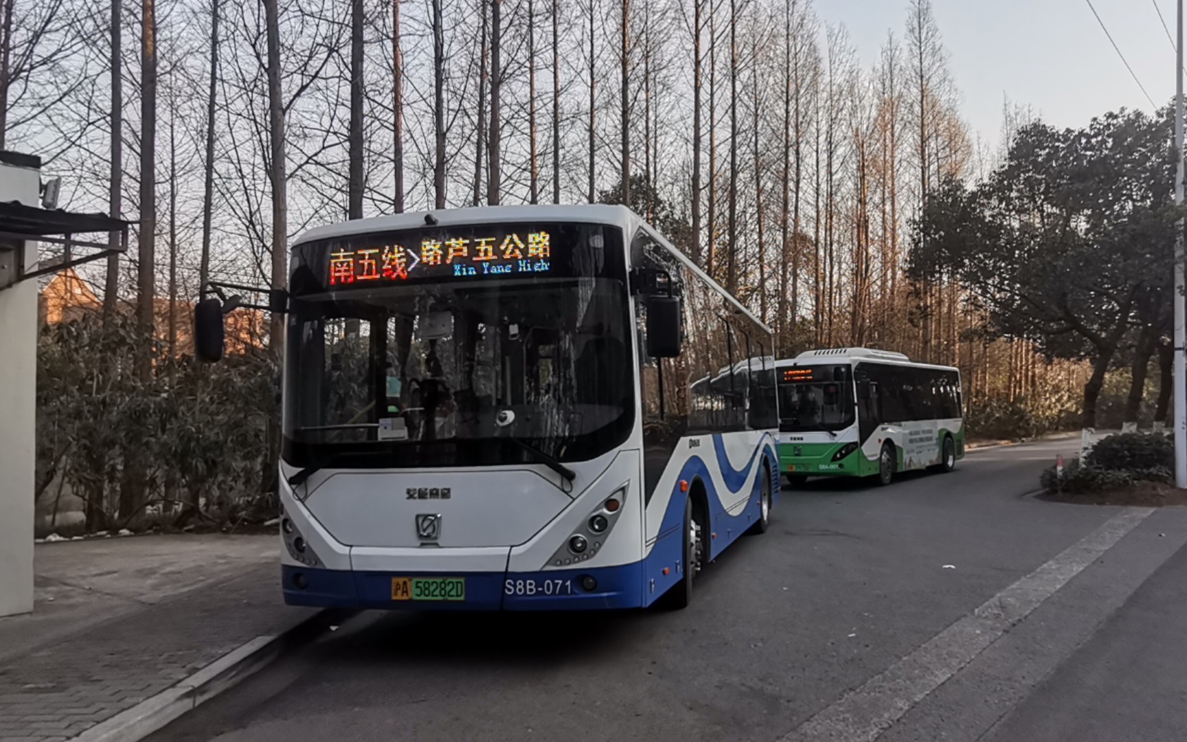 [pov123渣作警告]上海奉贤巴士 南五线(区间) 场中路(终点站)→南桥