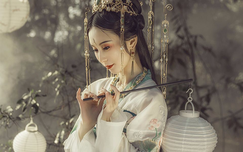 钟灵记【般若】春夏款汉服齐胸展示_哔哩哔哩 (゜-゜)つロ 干杯~-bili