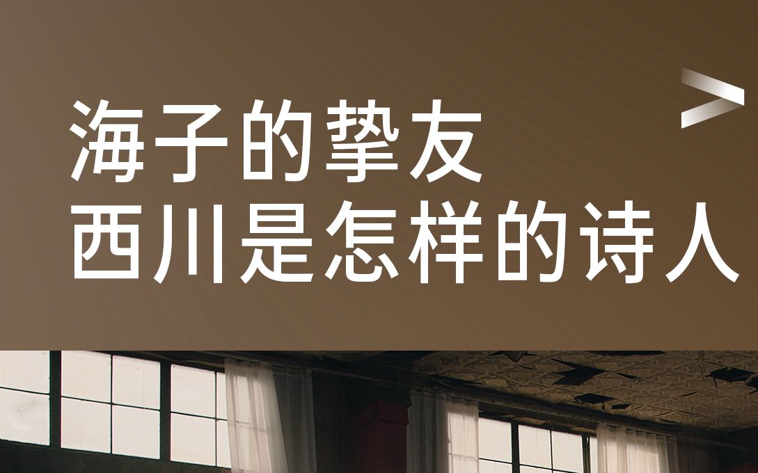 【大师课】海子的挚友:西川是怎样的诗人哔哩哔哩bilibili