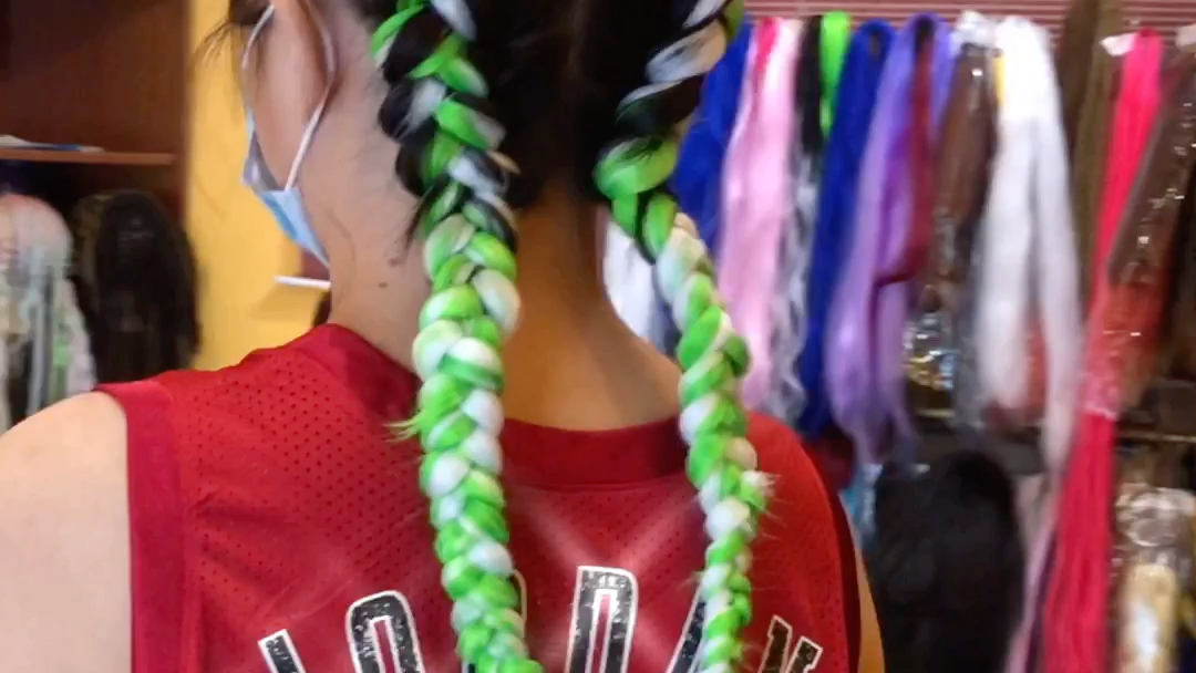 简单个性的彩色拳击辫脏辫_哔哩哔哩 (゜-゜)つロ 干杯~-bilibili