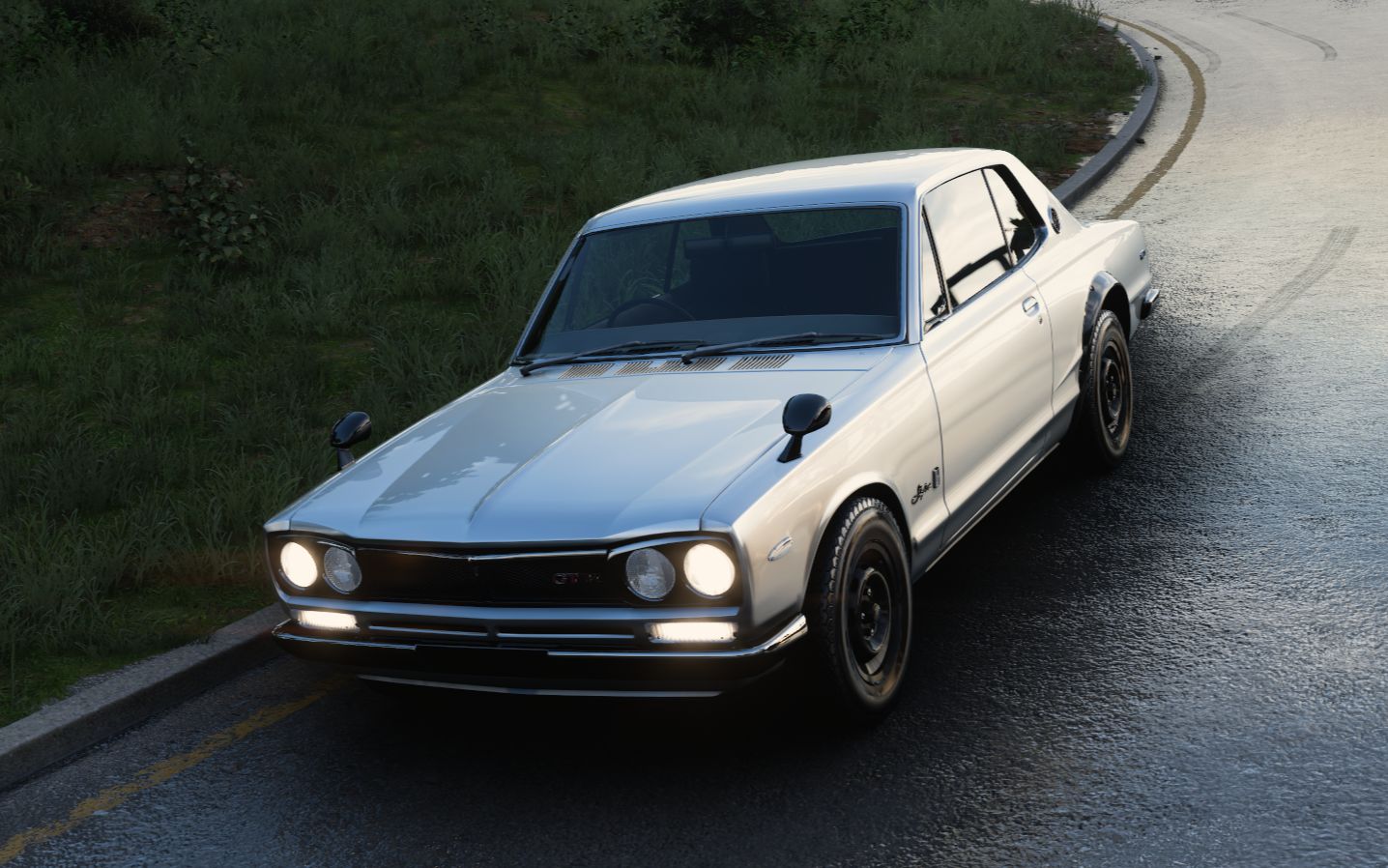 地平线5 季节赛:高地攀爬 日产 skyline 2000gt-r 1971