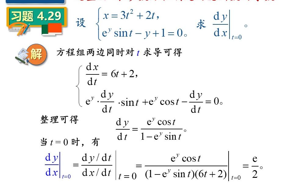 高等数学经典题型详解:什么是隐函数,如何求由方程确定的隐函数的导数;对数求导法的适用范围有哪些?参数方程和隐式方程组成的方程组如何求导数?...