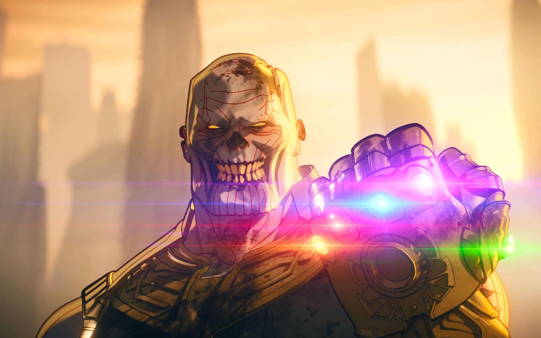 【4k中字】旺达钢铁侠美队灭霸变身丧尸!