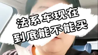 法系车现在到底能不能买？