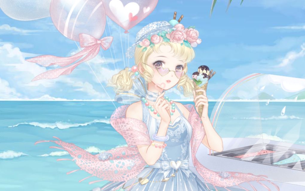 奇迹暖暖星城绮梦缤纷之夏套装get