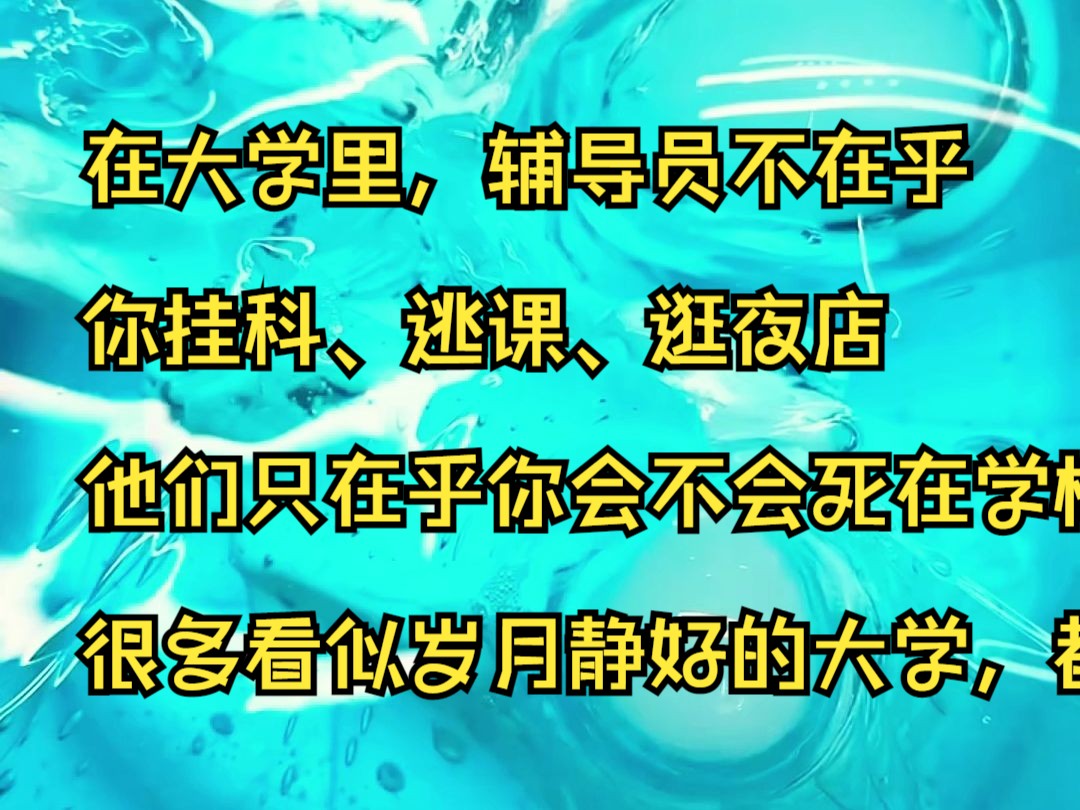 现在我已经毕业好多年了,就想把这个故事说出来哔哩哔哩bilibili