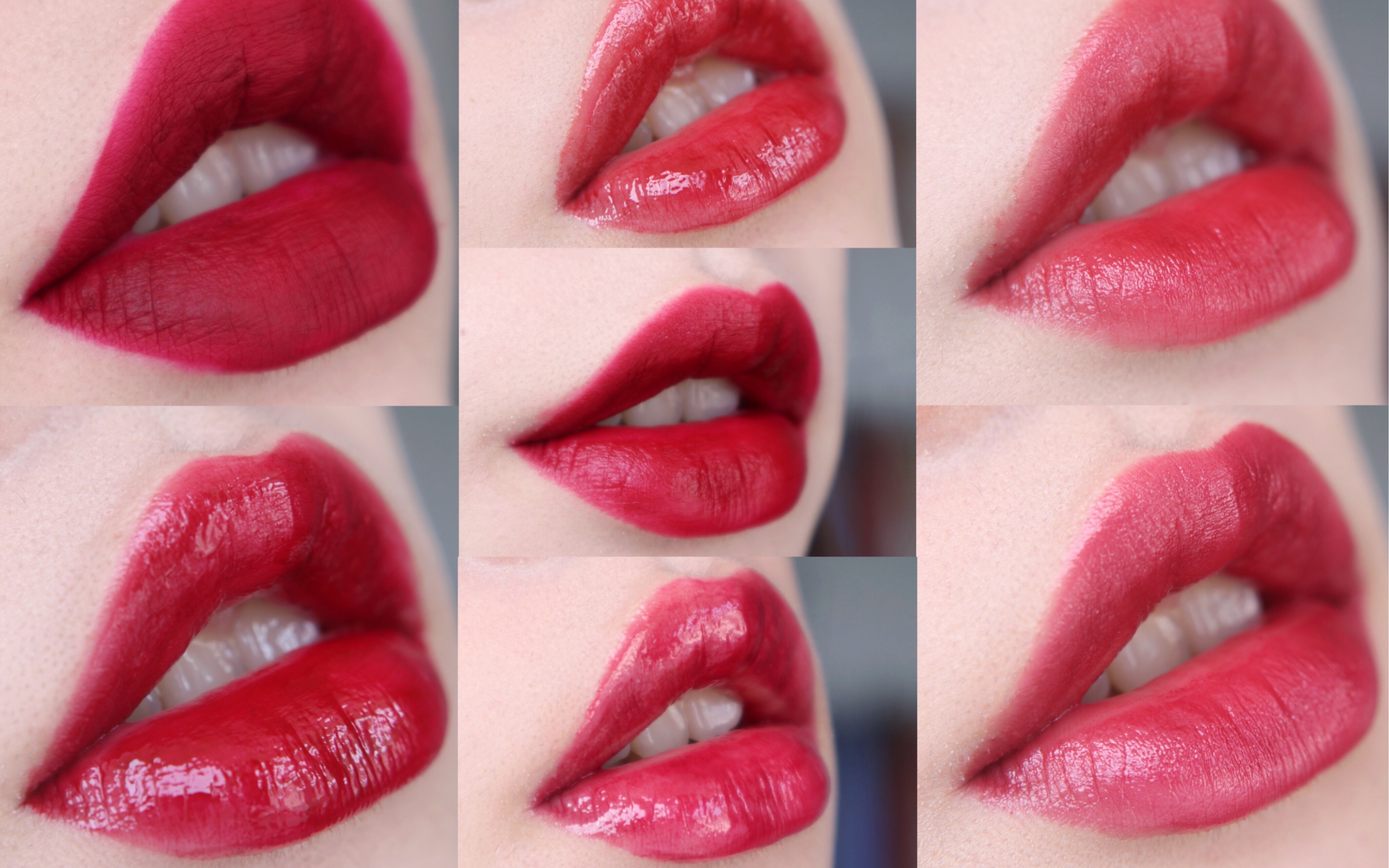 七只浆果色口红试色|热门&超冷门|日常&重口味|镜面&哑光