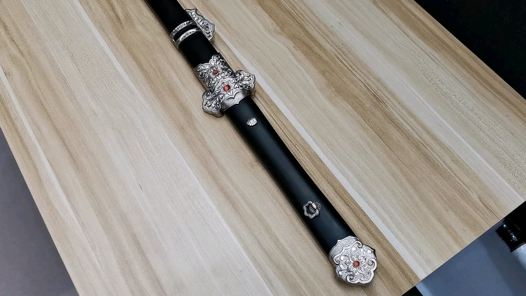 【白泽堂】观月唐刀,银装