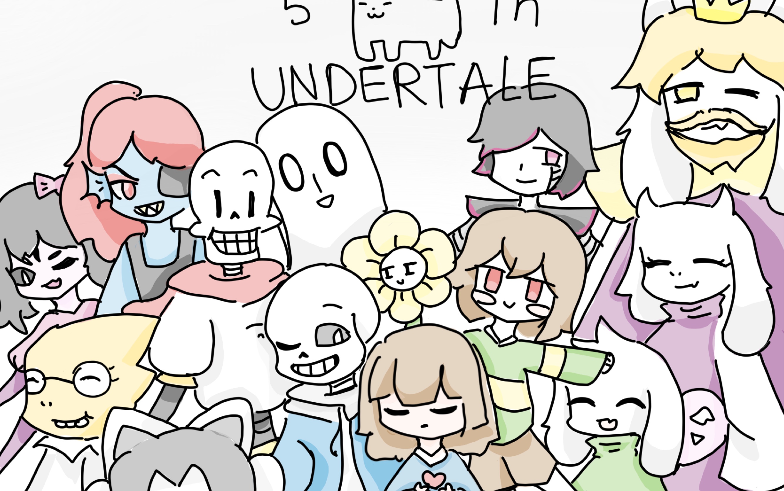 undertale5周年贺祝ut5周年快乐