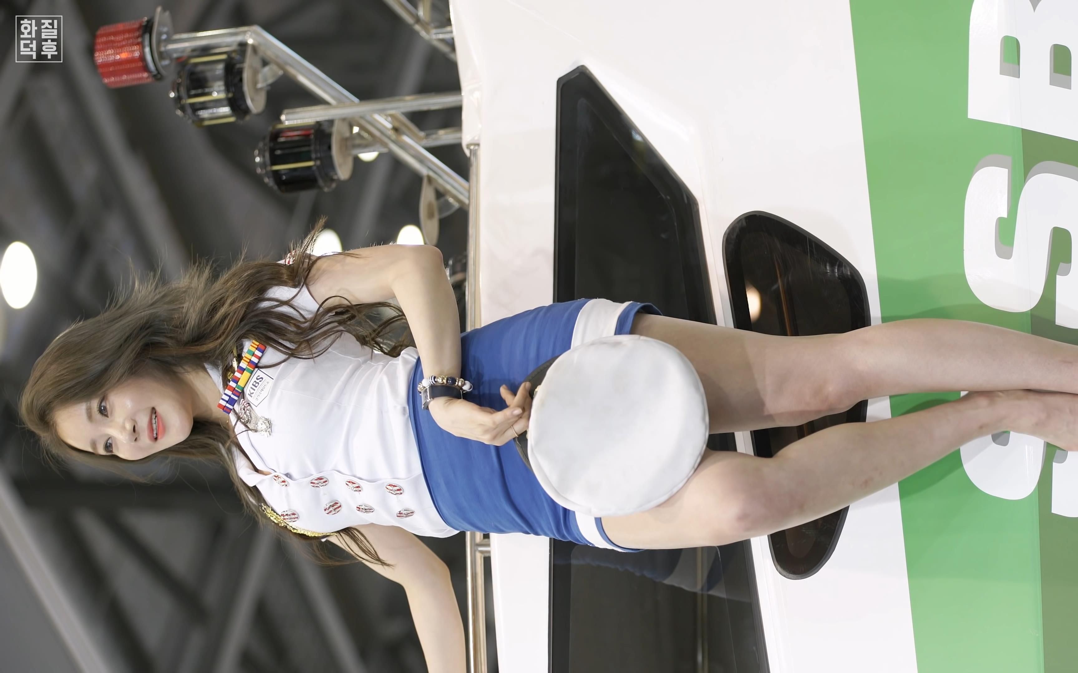 4k性感水手hanjieun韩智恩2019首尔游艇展4k高清现场