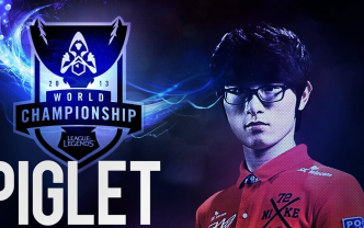 英雄联盟 韩服选手 也是前skt的世界冠军一员 他就是piglet