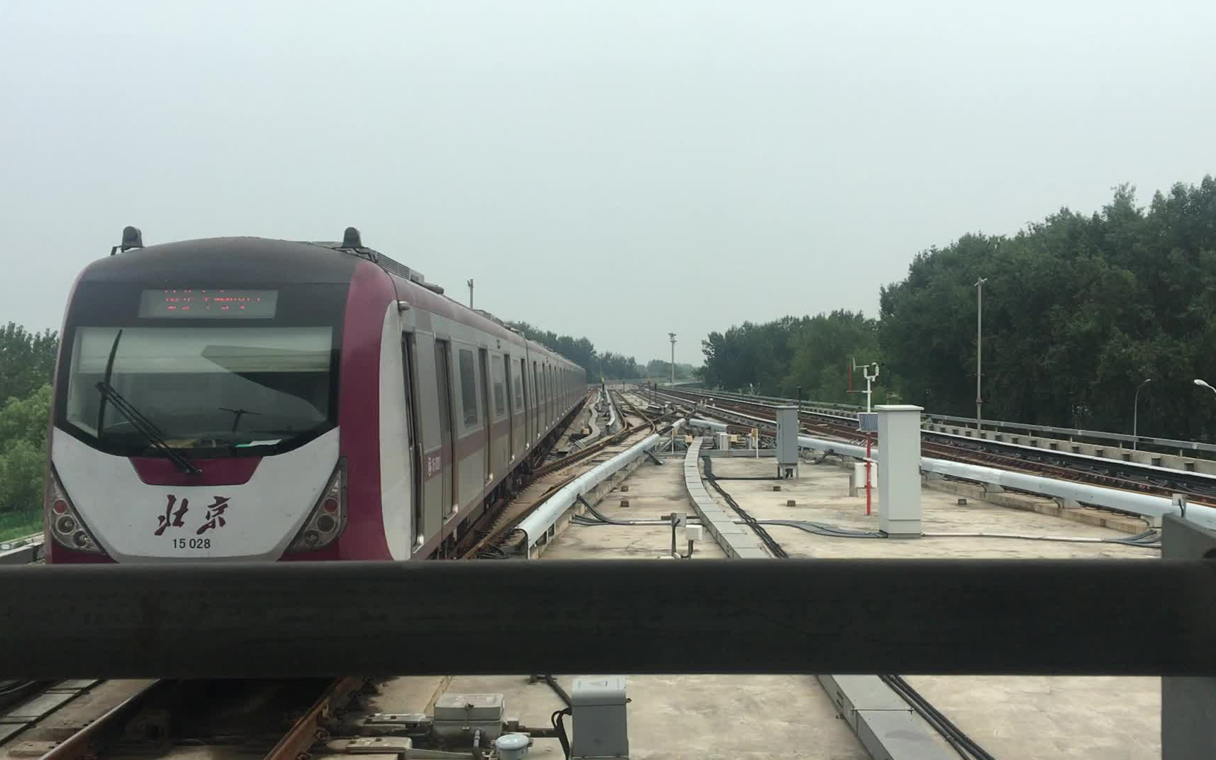 北京地铁15号线列车图片