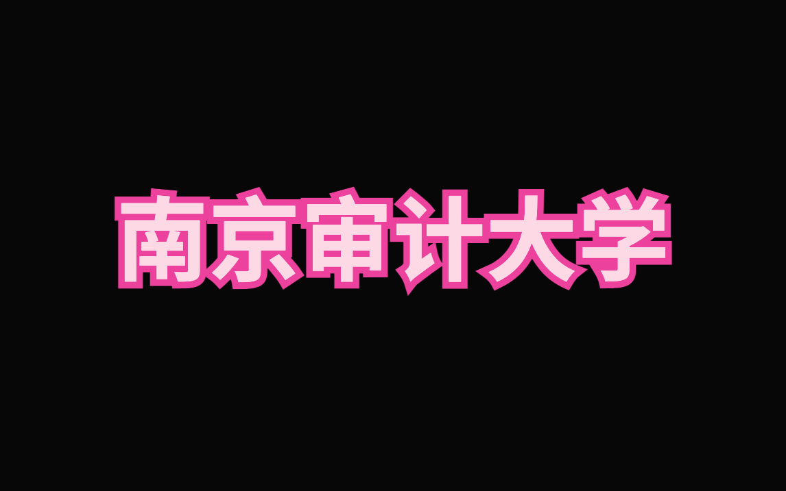 南京审计大学ppt模板|毕业答辩|论文汇报哔哩哔哩bilibili