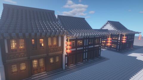 我的世界中式建筑 B站