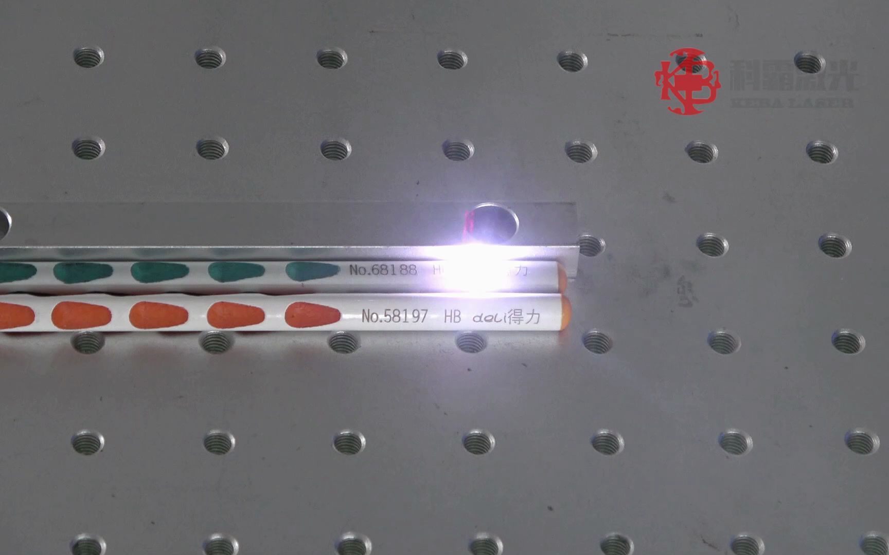 科霸激光打标机铅笔笔杆激光刻字刻图激光雕刻打标视频哔哩哔哩bilibili