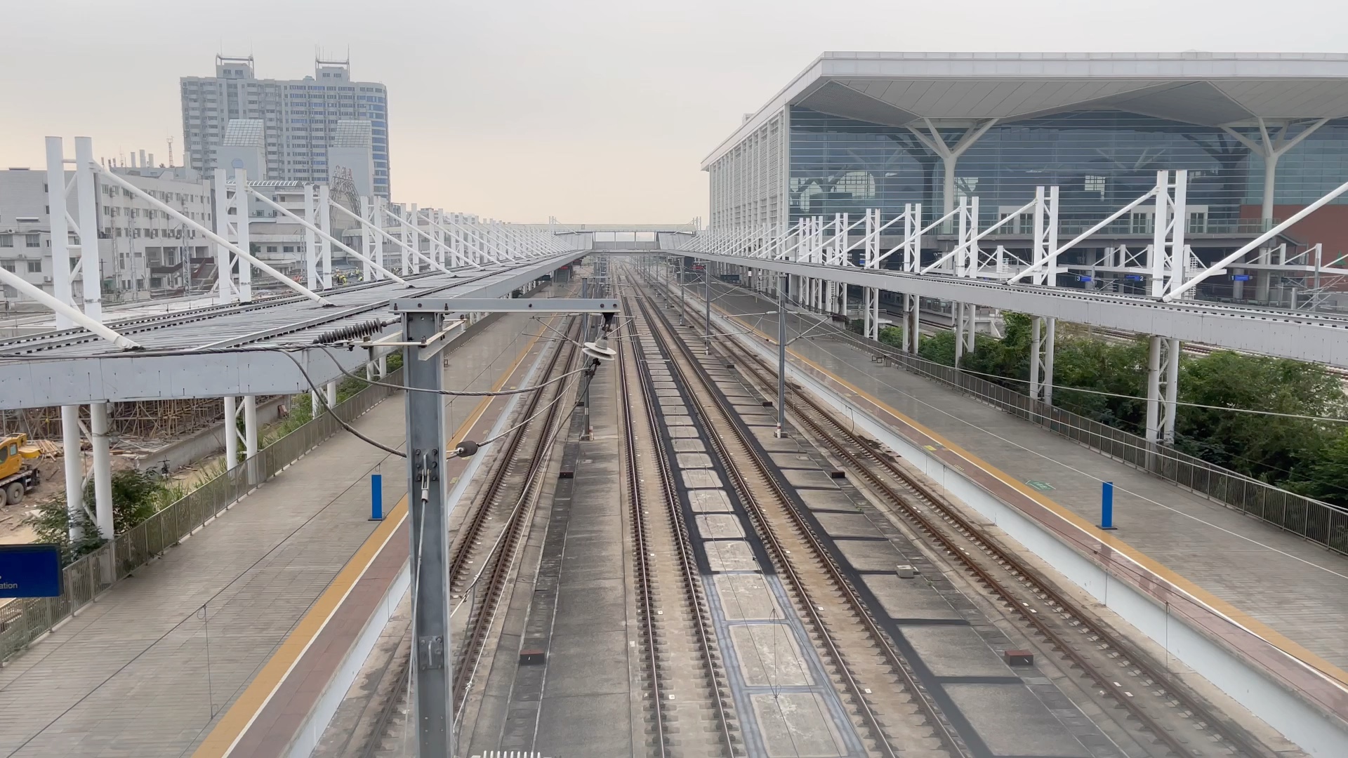 广铁crh3c担当g1184(广州南-宣城)通过广州北站