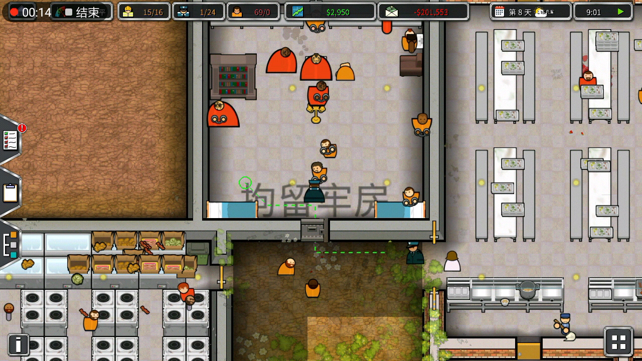 监狱建筑师,普通警卫拿霰弹枪,犯人会投降吗