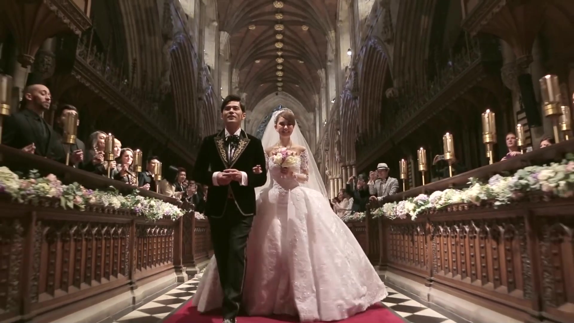 [图]周杰倫與昆凌教堂婚禮畫面 Jay Chou & Hannah Quinlivan's Wedding