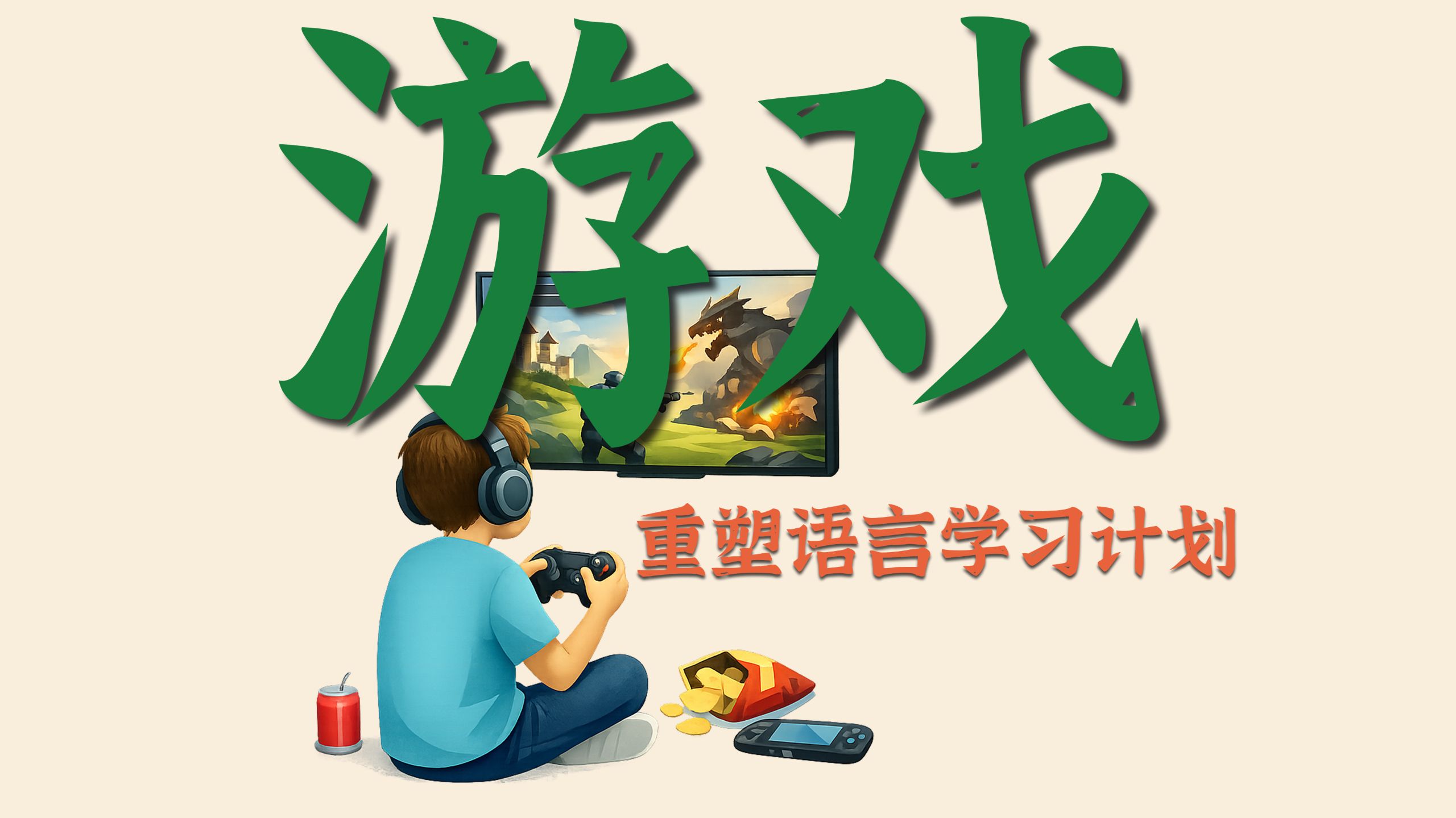 把语言学习当成游戏 · 视频封面