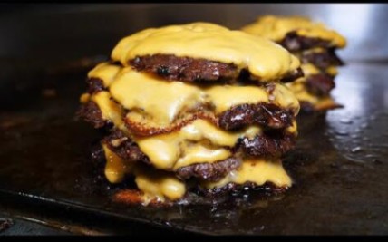 周末卖1000个的美国纽约风格芝士汉堡  New York Style Grilled Cheeseburger 哔哩哔哩bilibili