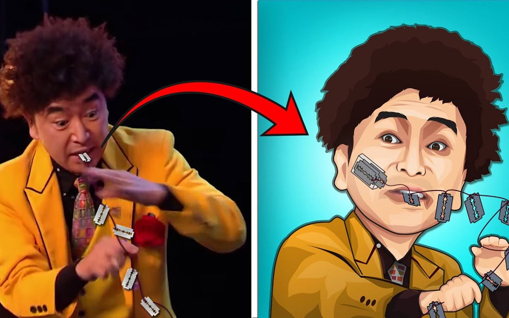 日本魔术师的口吐刀片是如何完成的3个精彩魔术背后的真相