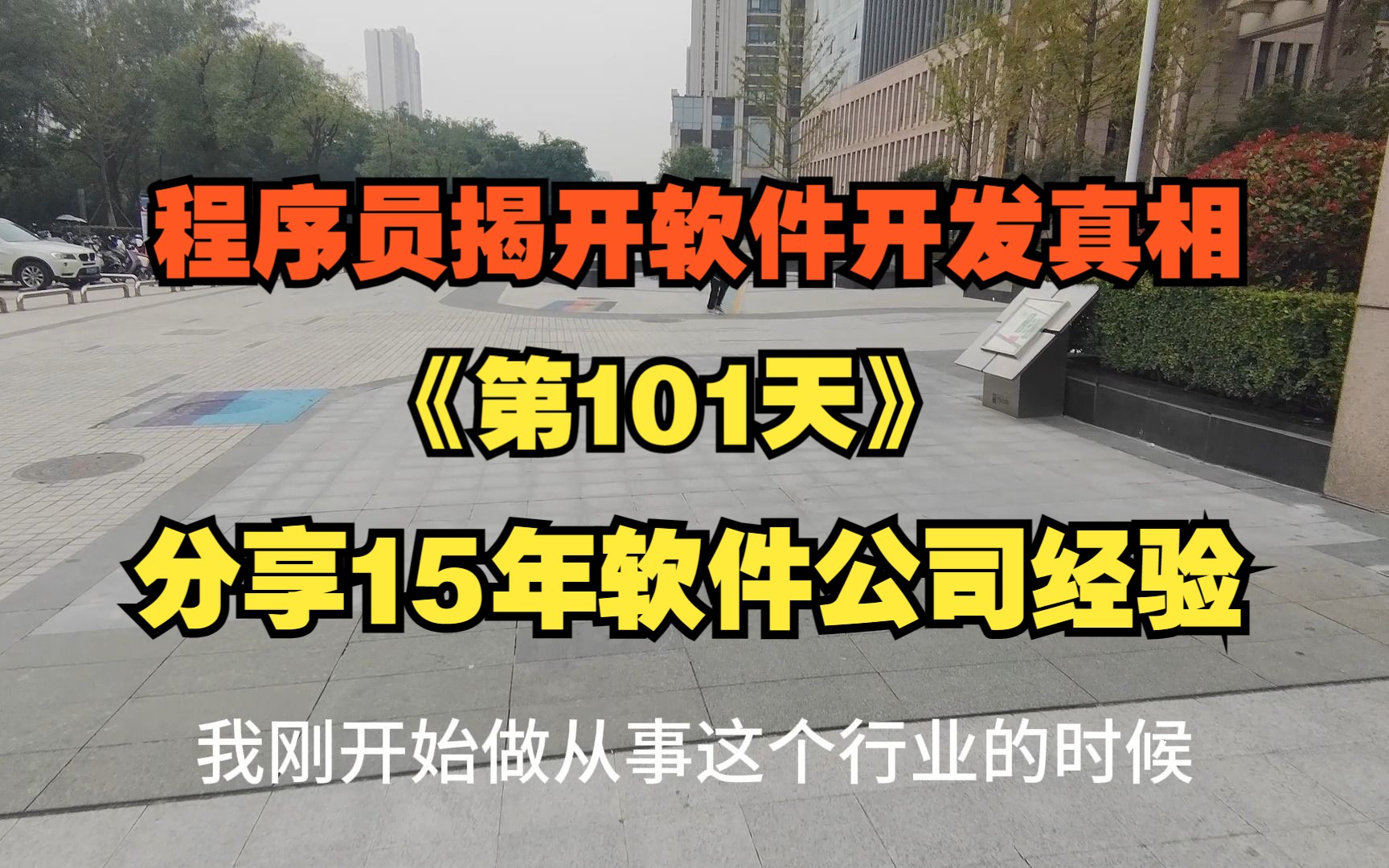 程序员揭开软件开发真相,分享15年软件公司经验哔哩哔哩bilibili