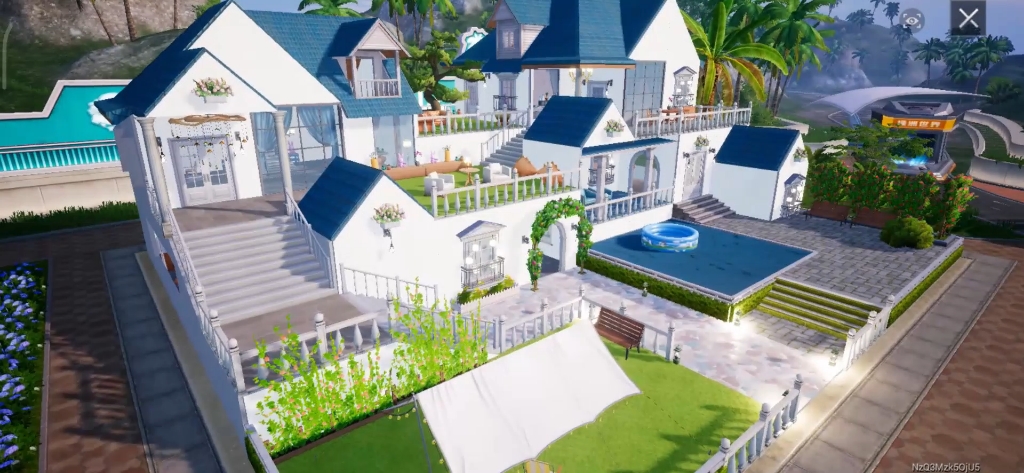 和平精英20级家园"晨曦"预览,喜欢可以蹲蹲码