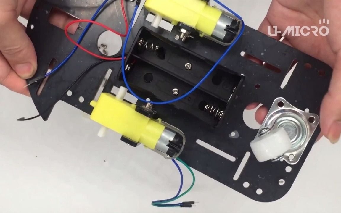 智能小车安装教程6、安装万向轮哔哩哔哩bilibili